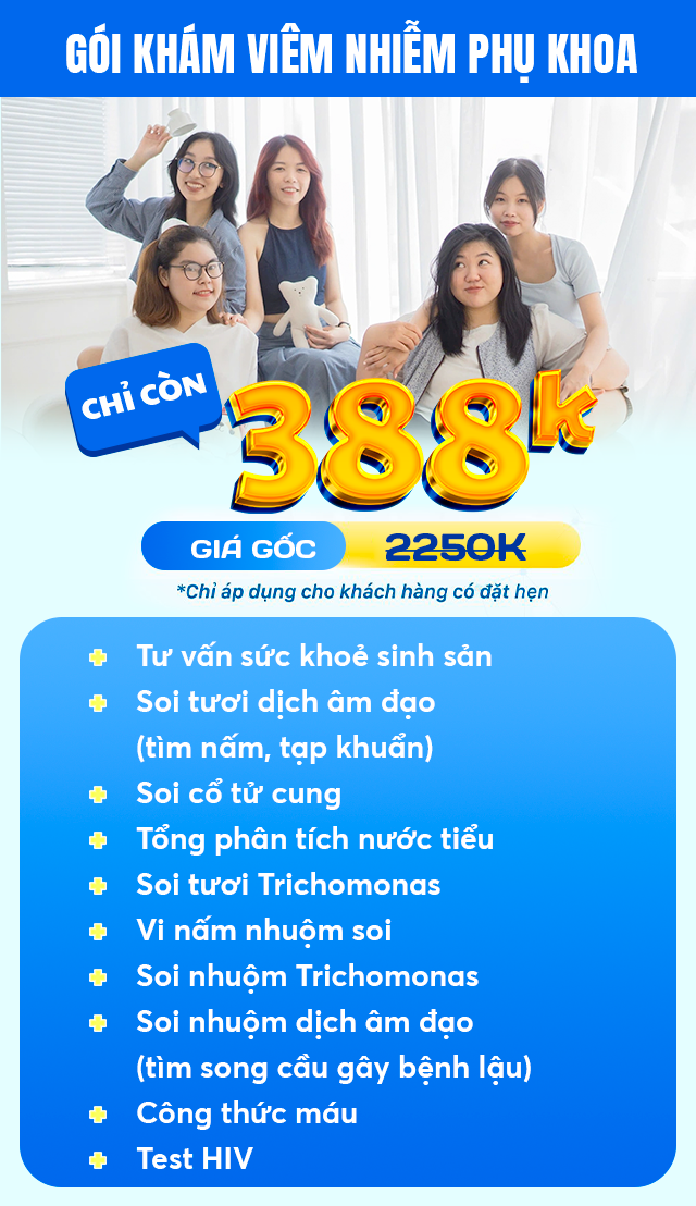 gói khám phụ khoa 388k